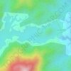 Kerinchi Reservoir topographic map, elevation, terrain