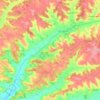 Montcuq topographic map, elevation, terrain