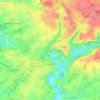 Avessé topographic map, elevation, terrain
