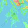 Cortes Island topographic map, elevation, terrain