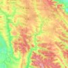 Солонківська сільська громада topographic map, elevation, terrain