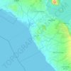 Nagarote topographic map, elevation, terrain