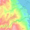 Machanga topographic map, elevation, terrain