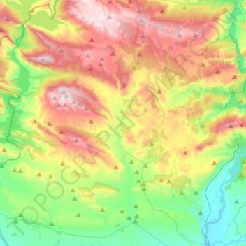 Os de Balaguer topographic map, elevation, terrain