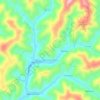 Fleming-Neon topographic map, elevation, terrain