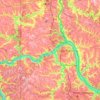 Beaver County topographic map, elevation, terrain