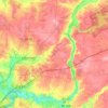Turtlecreek Township topographic map, elevation, terrain