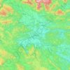 Osrednjeslovenska regija topographic map, elevation, terrain
