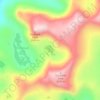 Upper Penninsula Lake topographic map, elevation, terrain