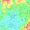 Bosbury topographic map, elevation, terrain