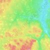 Gladstone Parish topographic map, elevation, terrain