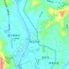 Chengbei Subdistrict topographic map, elevation, terrain