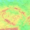 Czechia topographic map, elevation, terrain