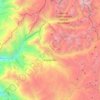 Cajatambo topographic map, elevation, terrain