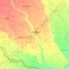 Budaun topographic map, elevation, terrain