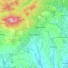 Pécsvárad topographic map, elevation, terrain