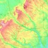 Dacorum topographic map, elevation, terrain