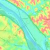 Ironton topographic map, elevation, terrain