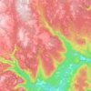 Oregon topographic map, elevation, terrain