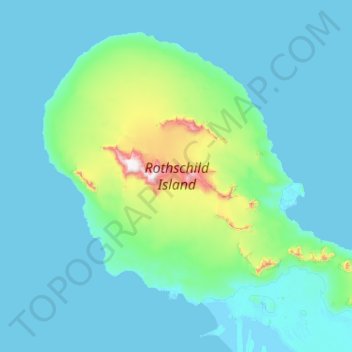 Rothschild Island topographic map, elevation, terrain