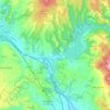 Baschi topographic map, elevation, terrain