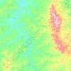 Baldim topographic map, elevation, terrain