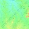 Sanwer Tahsil topographic map, elevation, terrain