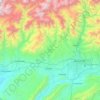 Hisor District topographic map, elevation, terrain