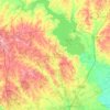 San Jacinto County topographic map, elevation, terrain