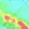 Thoiry topographic map, elevation, terrain