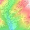 Albinen topographic map, elevation, terrain