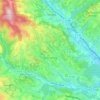 Saint-Vérand topographic map, elevation, terrain