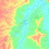 Pirapora topographic map, elevation, terrain