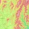Thoubal River topographic map, elevation, terrain