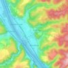 Rheinbrohl topographic map, elevation, terrain