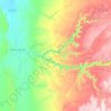 Canyon de Chelly National Monument topographic map, elevation, terrain
