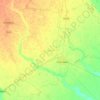 Chandausi topographic map, elevation, terrain