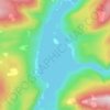 Sugar Lake topographic map, elevation, terrain