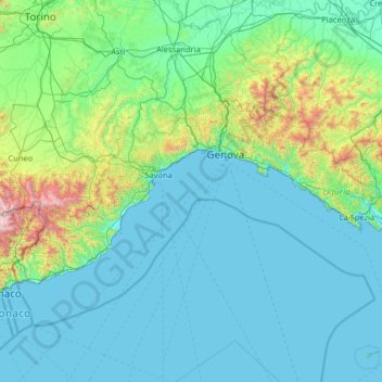 LIG topographic map, elevation, terrain