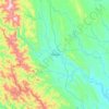 Mindon Township topographic map, elevation, terrain