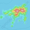Shodoshima topographic map, elevation, terrain