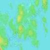 Lac Pecten topographic map, elevation, terrain