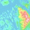 Fitjar topographic map, elevation, terrain