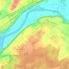 Salans topographic map, elevation, terrain