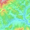 Raková topographic map, elevation, terrain