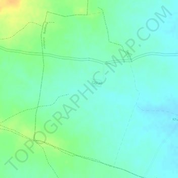 Gorad topographic map, elevation, terrain