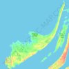 Kugong Island topographic map, elevation, terrain