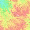 Desterro de Entre Rios topographic map, elevation, terrain