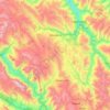 Colquepata topographic map, elevation, terrain