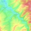 Gimécourt topographic map, elevation, terrain